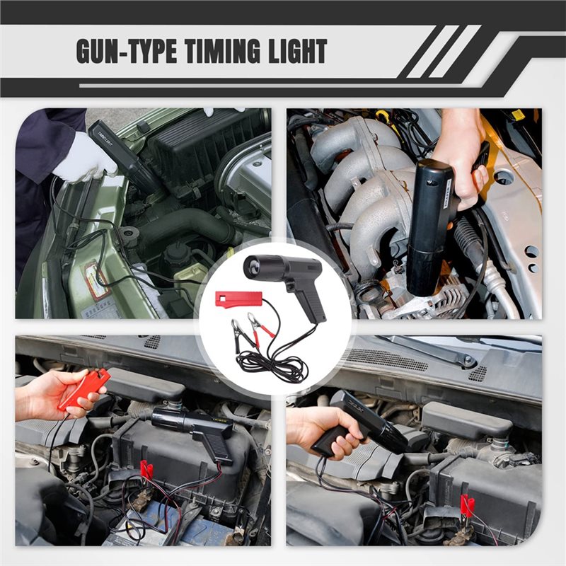 Timing Light Gun - Alat Pengatur Waktu Pengapian Mobil 12V
