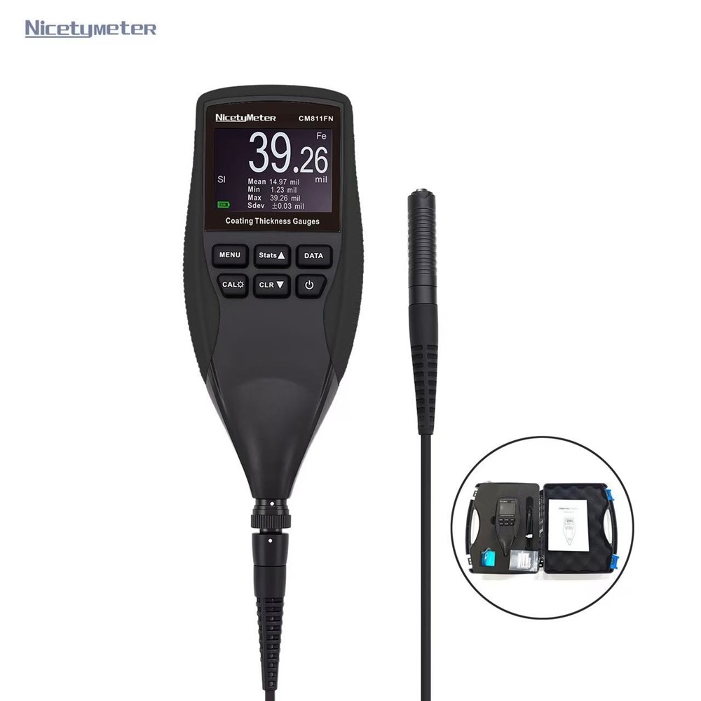 Paint Thickness Gauge - NicetyMeter Fe/NFe pengukur ketebalan lapisan Digital,