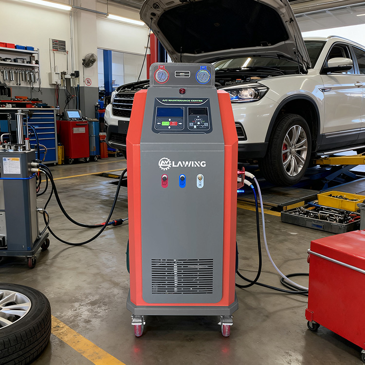 Coolant Flush Machine - Mesin Pengisian Gas AC Otomatis Penuh