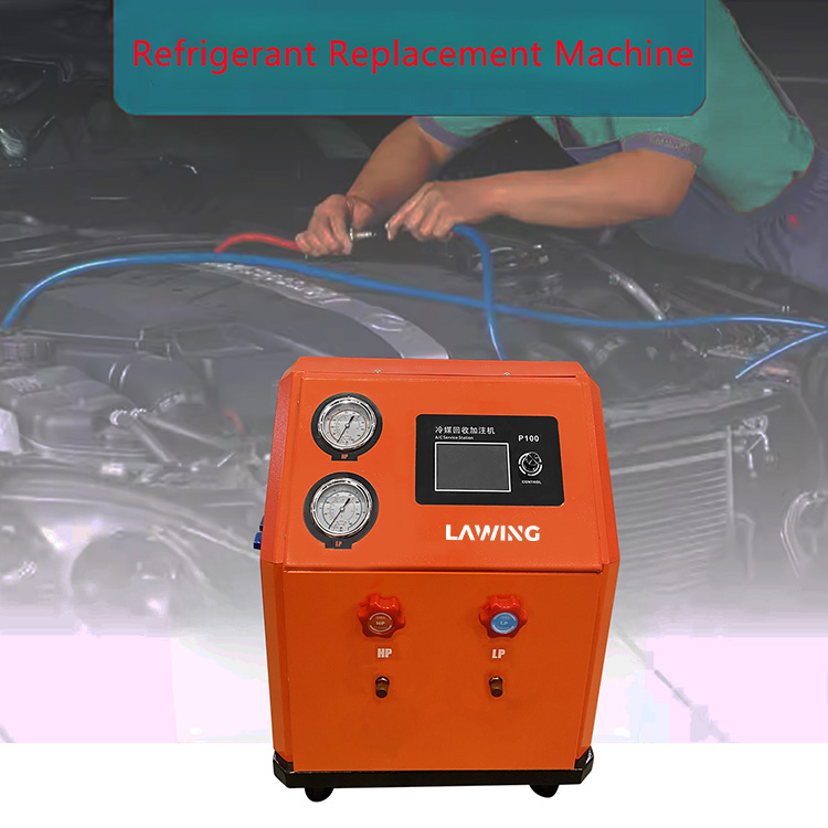 Coolant Flush Machine - Mesin Pengisian Ulang Refrigeran AC Portabel