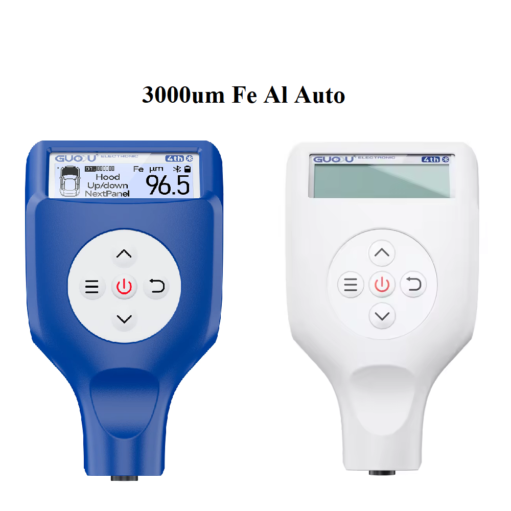    0-3000μm 0,1μm Fe NFe Prob - Paint Thickness Gauge ulasan dan harga