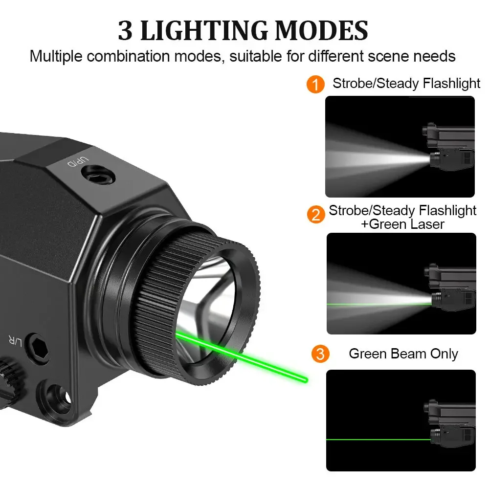1000LM Senter LED Taktis Combo - Timing Light Gun ulasan dan harga