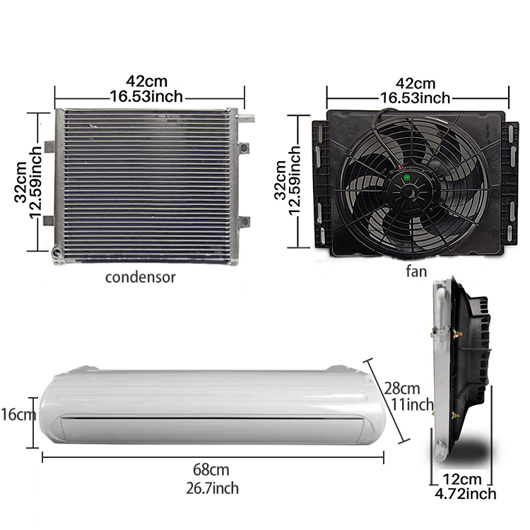 AC Mobil Universal 24V/12V DC  - Air Compressor ulasan dan harga