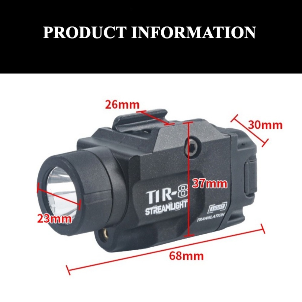 Senter LED Taktis Pistol 800Lu - Timing Light Gun ulasan dan harga