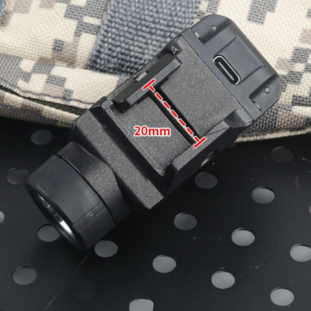 Senter LED Taktis Pistol 800Lu - Timing Light Gun ulasan dan harga