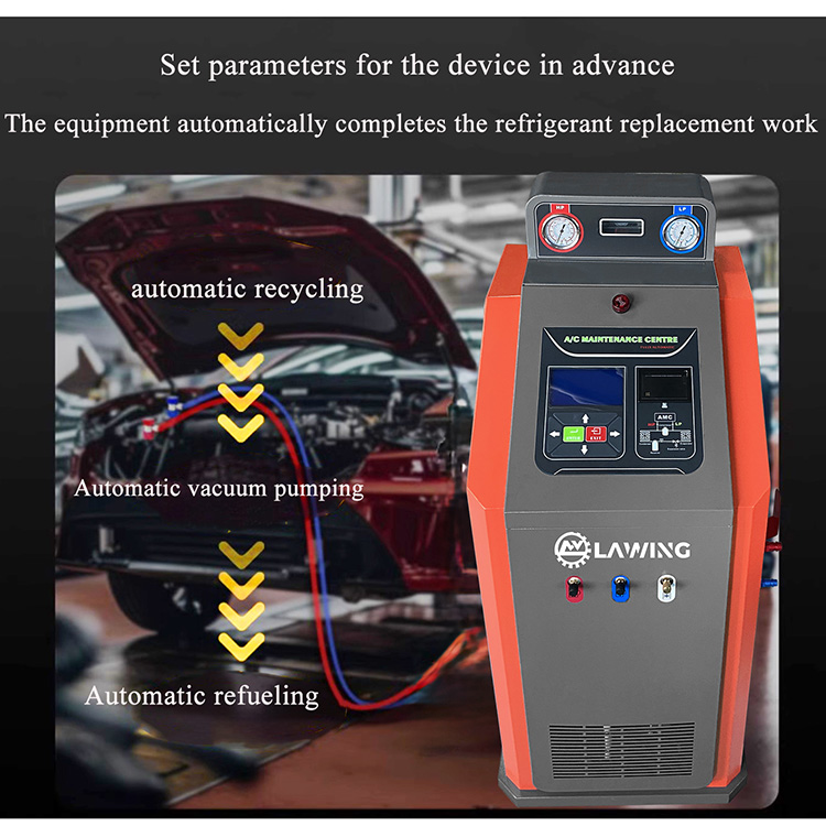 Mesin Pengisian Gas AC Otomati - Coolant Flush Machine ulasan dan harga
